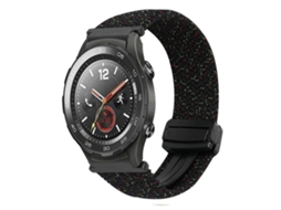 Pulseira Trançada Com Fecho Magnético Para Huawei Watch 2 De 20 Mm
