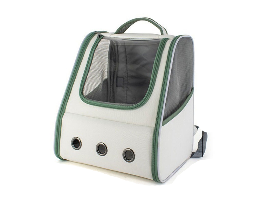 Mochila de Transporte para Cães e Gatos AQUAFORGE respirável em malha com abertura frontal M