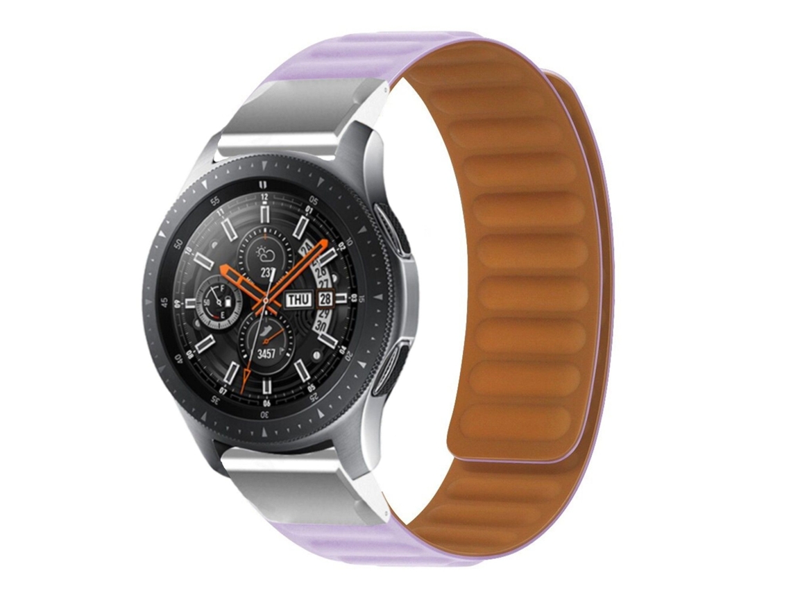 Pulseira Bracelete de elos magnéticos para TicWatch E2 Roxo