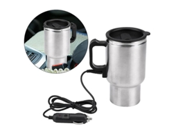 Caneca Térmica Elétrica Para Carro, 12v, 500ml, Em Aço Inoxidável, Para Aquecer Café, Chaleira E Outros Eletrodomésticos.