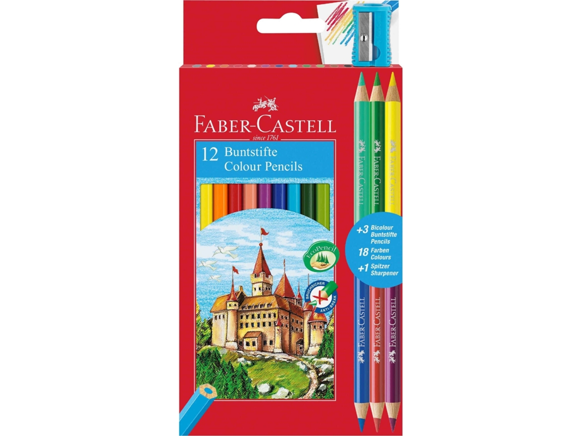 Lápis De Cor E Afia Faber-castell