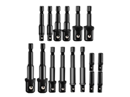 Kit de extensão impacto adaptador soquete haste broca 12x9x3cm | S/MARCA