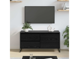 Vidaxl Gabinete Para Tv 100 X 36 X 49.5 Cm Carvalho Preto