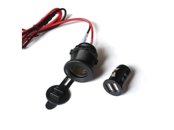 Motocicleta À Prova Dwaterproof Água Do Telefone Móvel Fonte de Alimentação Carregador Dupla Porta Usb Soquete Novo ALLINLESS