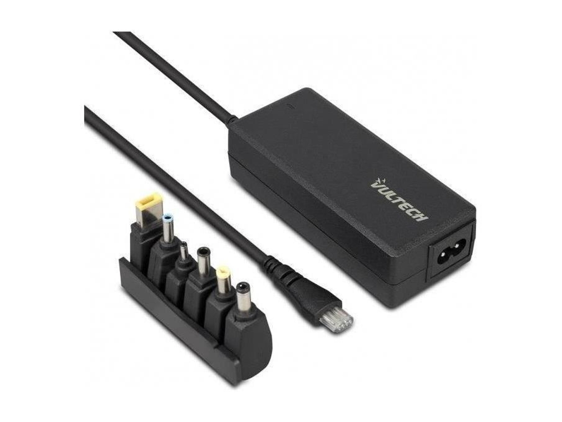 Fonte de Alimentação Universal para Notebook VULTECH Au-70W 6 Dicas
