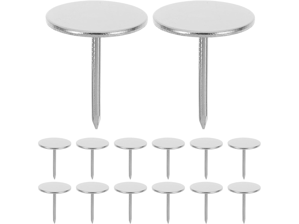 Ferro Tachinhas Healeved, 20 unidades, com cabeça plana, ideais para casa, escritório, artesanato e uso geral.