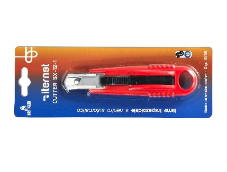 Cortador de lâmina intercambiável em aço inoxidável laranja ARTIGLIO Sx-12-1
