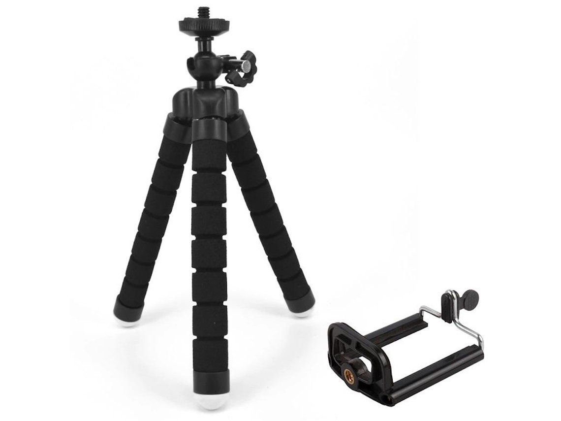 Tripé Flexível Com Suporte Para Iphone Samsung / Montagem Para Câmera Gopro