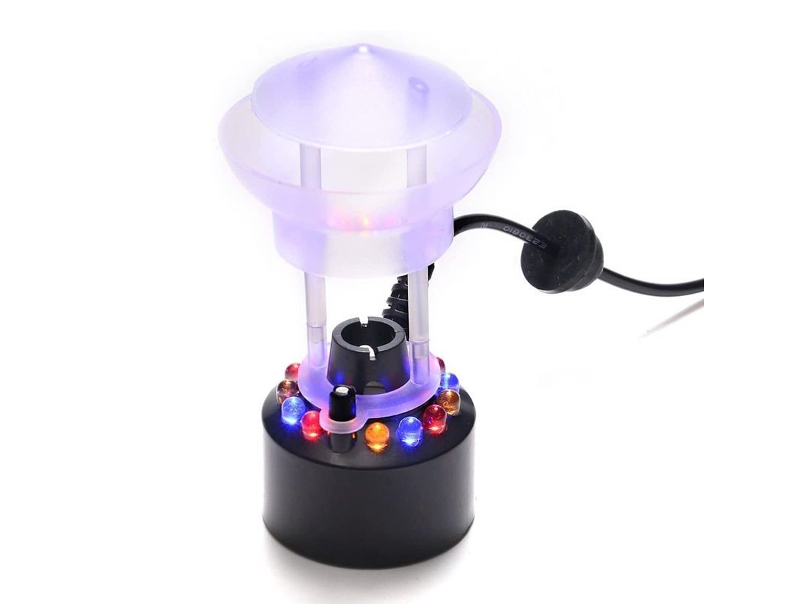 Máquina de névoa ultrassônica com 12 LEDs para fontes, piscinas, umidificadores, atomizadores e Halloween.