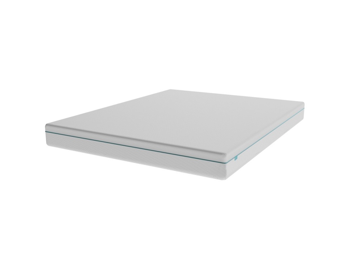 Colchão Viscoelástico Cecotec Flow One+ Com Capa, 180x200. 3 Camadas, 18 Cm De Altura, Alta Firmeza, Núcleo Perfilado Com