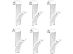 Gancho De Radiador De Toallas, 6 Piezas Ganchos Transparentes Plásticos S Para Colgar Toallas Y Ropa En Baño