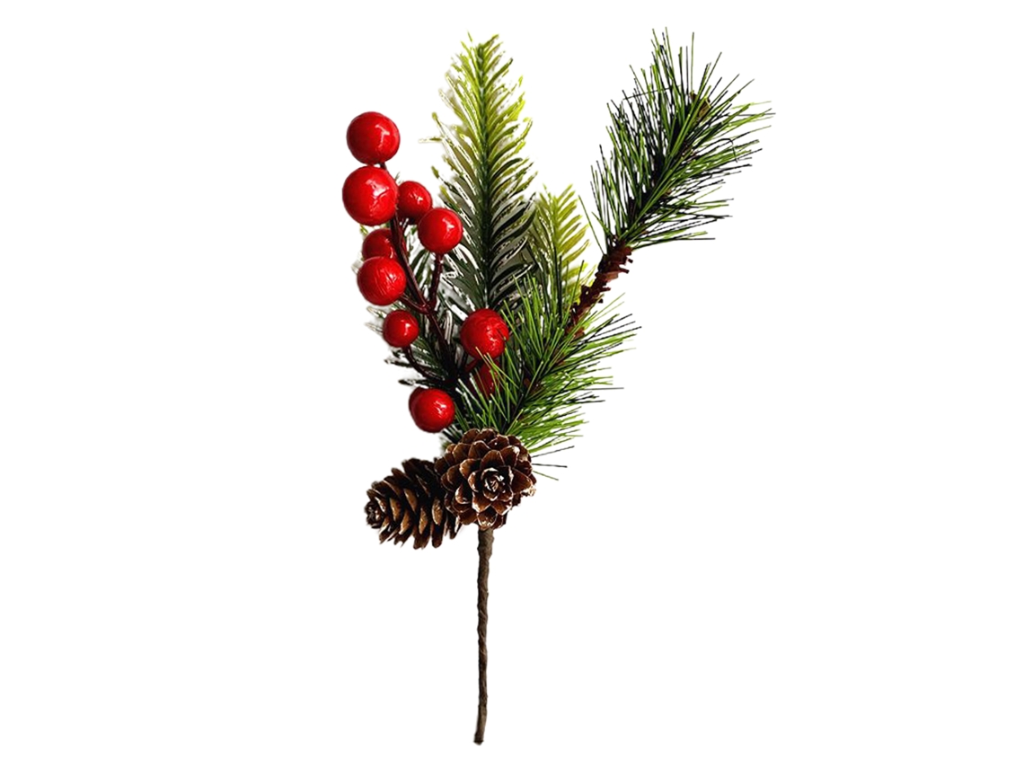 Ramos de Pinheiro Verde Pine Needle para Decoração e Arranjos Florais LAXISCREED