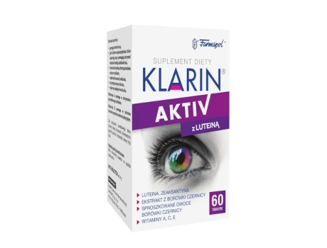 Comprimidos Klarin Active 60 Unidades Farmapol