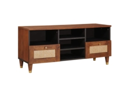 Vidaxl Gabinete Para Tv Com Gaveta Castanho 100 X 33,5 X 46 Cm