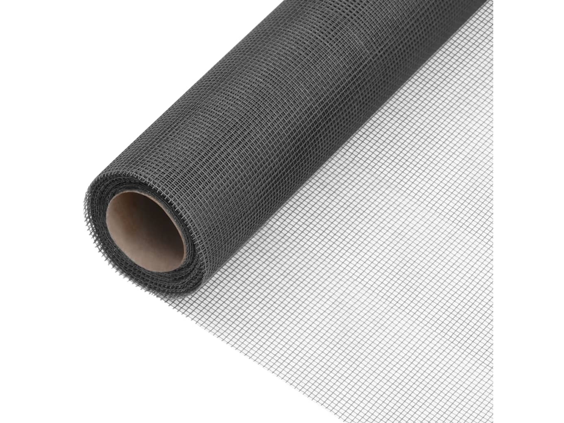 vidaXL Rede mosquiteira em fibra de vidro 100x2000 cm preto