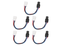 Mali 5pcs Adaptador de Bateria para Rc Conector Macho para Fêmea Ph2.0 3p Cabo de Conversão do Carregador