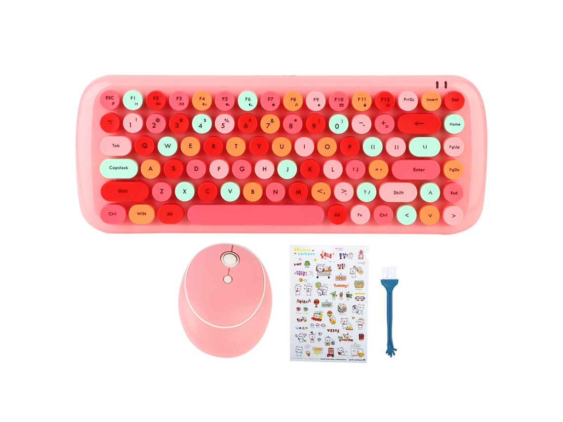 Conjunto de Teclado e Mouse Sem Fio Longa Standby LAXISCREED
