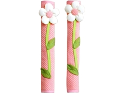 Capa Protetora Para Maçaneta De Porta, 2 Peças, Faça Você Mesmo, Capas De Maçaneta Geladeira Com Flores, Capa Protetora