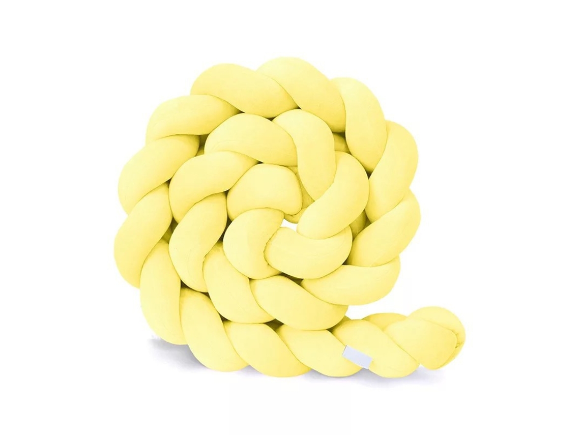 Protetor De Berço Almofada Proteção Contra Impactos, Protetora Para Bebê (amarelo - 2 Metros) Spqment