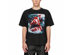Rockinstone Jaws Movie Don't Go Black Adult Shirt Size:m