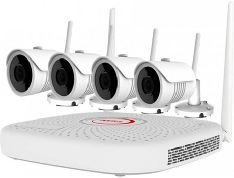 Kit de 4 Câmaras  Wifi e Gravador Pro