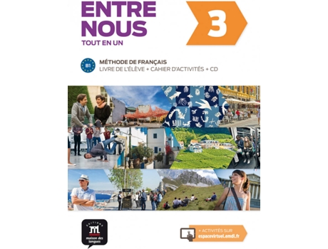Livro Entre Nous 3 Alumno+Ejercicios de Vários Autores (Francês)
