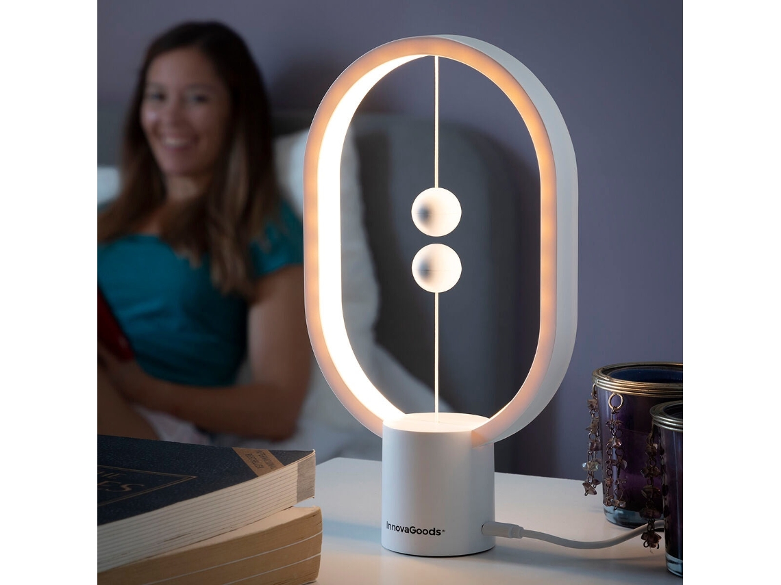 Candeeiro Led Magnético Com Interruptor De Equilíbrio