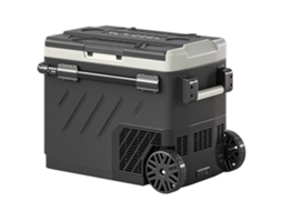 Frigorífico Portátil Elétrico 49l Com Compressor Dupla Zona Controlo Por App Rodas Pega Telescópica -20℃ A E Usb
