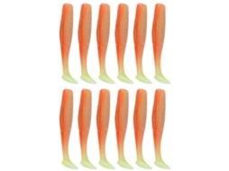 2 Set de 6pcs de Isca de Silicone Suave T Tail | S/MARCA
