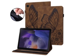 Capa de couro Webake com design de borboleta grande para tablet Samsung Galaxy Tab A8