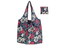 Sacola de Compras Dobrável com Estampa Floral, Sacola de Supermercado, Sacola de Compras Tipo Sacola_dez GOKOCO