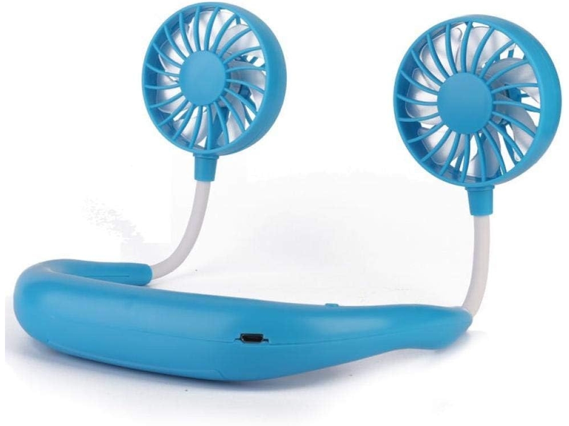 Ventilador Ar Usb Pescoço Mini Portátil para Uso Doméstico e Externo