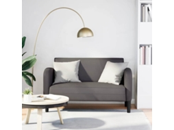 Vidaxl Sofá-luvas 110 Cm Couro Artificial Cinzento