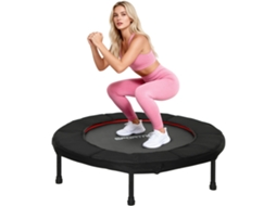 Trampolín Of Fitness Ø102 Cm Bed Elástica Foldable With Marco Of Steel Antideslizantes Load Poliestere Kg Red