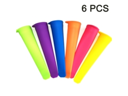 Conjunto De 6 Formas De Silicone Para Picolé, Sorvete E Caixa, Venda Imediata