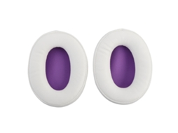 Almofadas LAXISCREED para Ath m50x M40x M30x M50 Branco Roxo