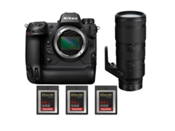 Z9 + Z 70 200mm F/2.8 Vr S + 3 Sandisk 64gb Extreme Pro Cfexpress Type B Máquina Fotográfica Profissional + Ebook Pricedirect NIKON