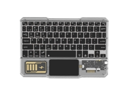 Teclado Sem Fio Luminoso, Touchpad Recarregável, Teclados Bluetooth Para Telefone, Pc, Tablet E Jogos Ly Ebike