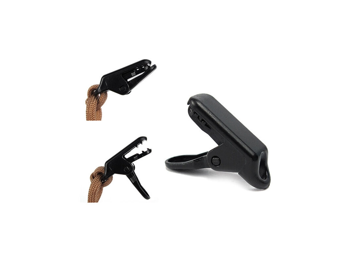 Fivela para Tenda, Clipe Corda de Vento, Lona Super Aderente, Grampo Tenda/toldo, Atividades Ao Ar Livre, 10 Peças AQUAFORGE