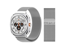 Pulseira Magnética Kalebol Milan Em Aço Inoxidável Para Samsung Galaxy Watch Ultra 47mm / Ultra 2025
