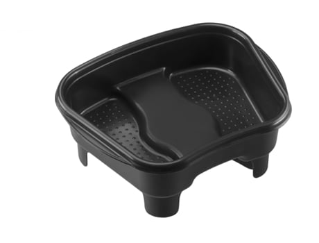 Bacia Pedicure com Pedestal Preta