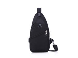 (preta) Bolsa De Peito, Bolsa Casual, Mochila Para Atividades Ao Ar Livre, Bolsa De Ombro/transversal