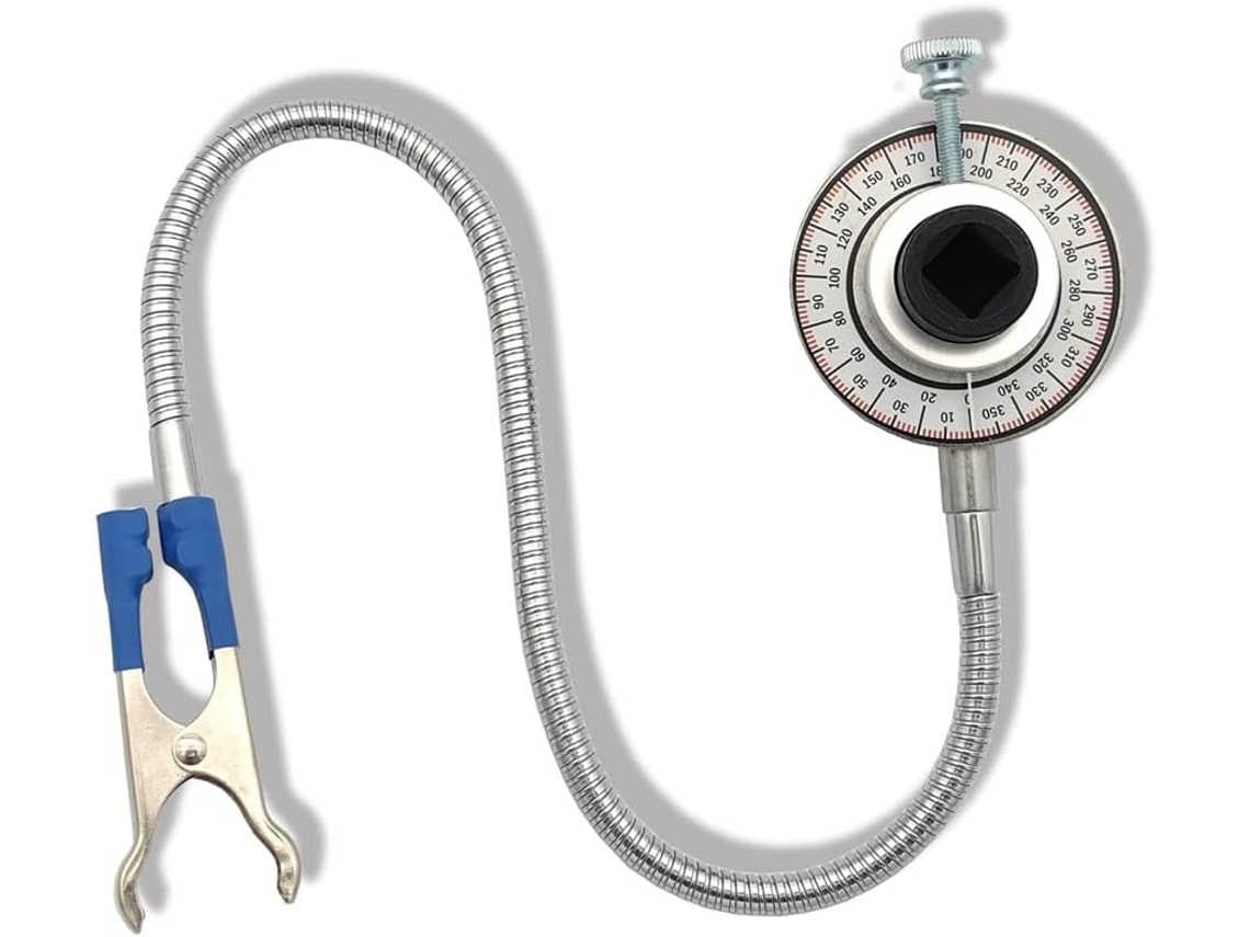 Medidor De Ângulo Torque, Encaixe 1/2 Polegada Com Braço Flexível