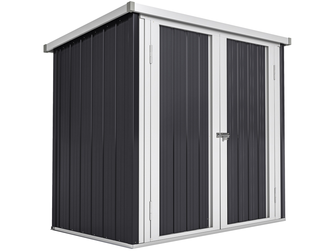 Abrigo de Jardim Cabana 1,26 M² VERIDIA CUOM com 2 Portas e Fechadura (147 X 86 X 134 Cm)