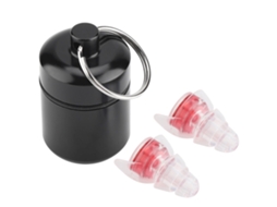 Protetores Auditivos Com Redução De Ruído 27db Para Shows Bateristas Festas (vermelho)