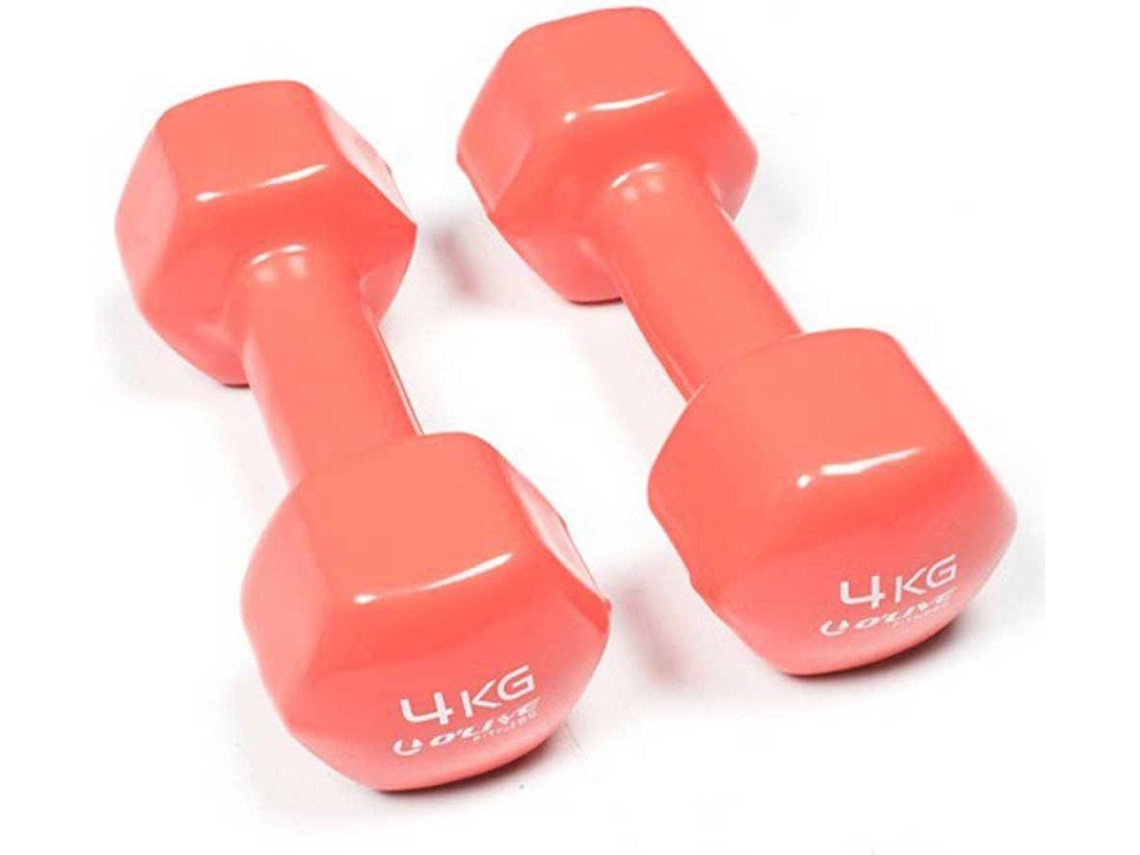 Pack 2 Halteres OLIVE Vinyl (Peso 4 Kg)