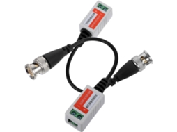 Transceptor Balun De Vídeo Bnc Em Plástico Rígido E Metal Para Câmera