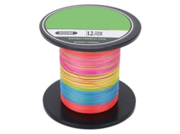 Linha de Pesca Trançada PE 4 Fios Resistente à Abrasão 500m para Água Doce e Salgada 1.5