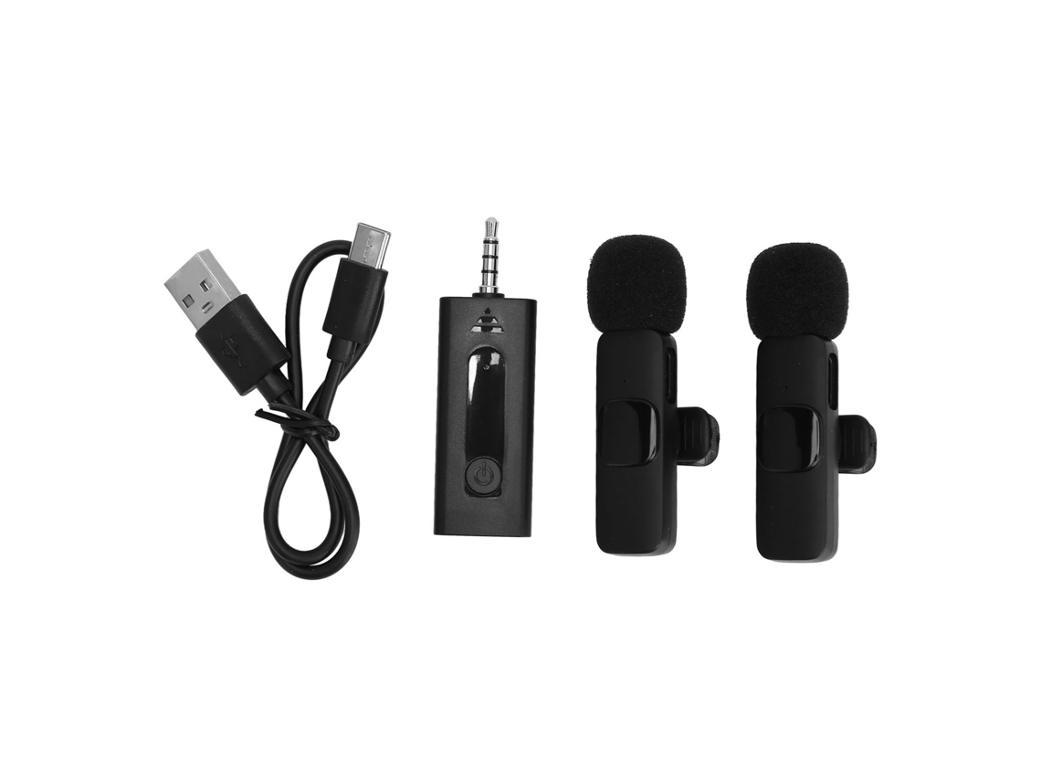 Microfone Lavalier Wireless LAXISCREED 1tx 2rx