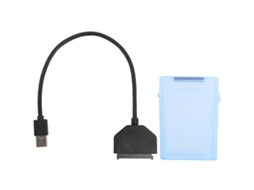 Adaptador Sata Usb 3.0 De 2,5 Polegadas, Cabo De Disco Rígido Ssd Hdd, Acessórios Para Computador, Cor Azul